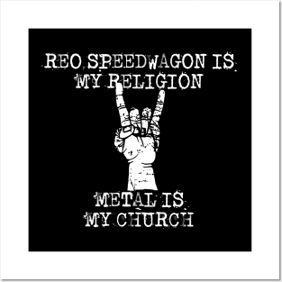 reo speedwagon is my religion Posters and Art